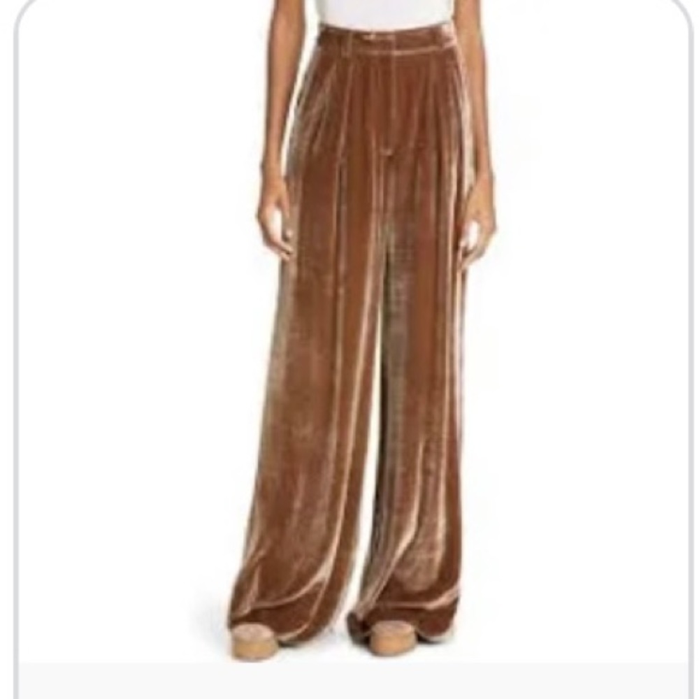 NWT Veronica Pleated Pants by Ulla Johnson, size 8, in Mica